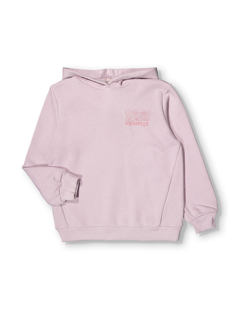 MİSSTUFFY Lila Kız Çocuk Orta Kalınlıkta Basic Sweatshirt