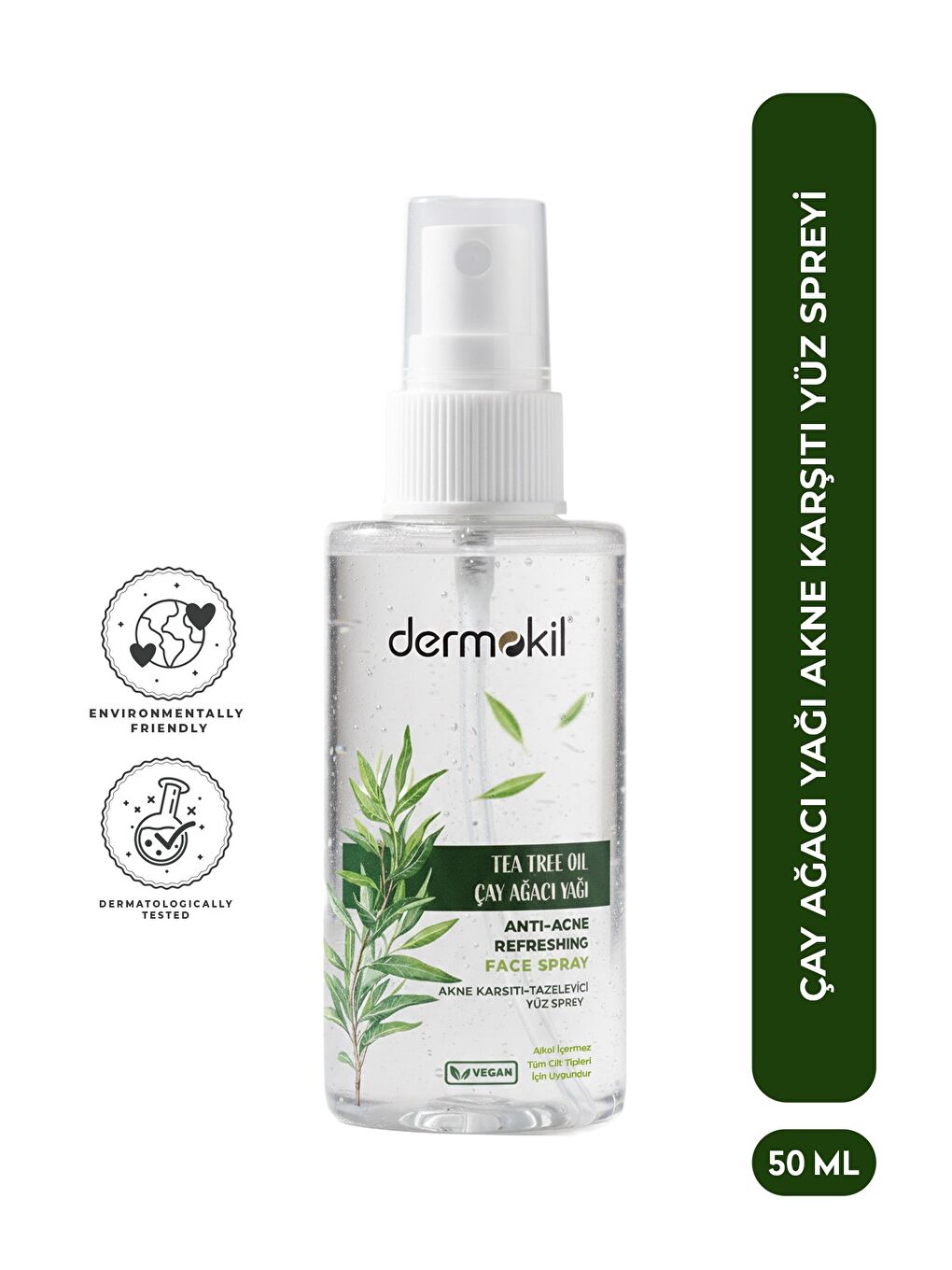 Çay Ağacı Akne Karşıtı Yüz Spreyi 50 ml