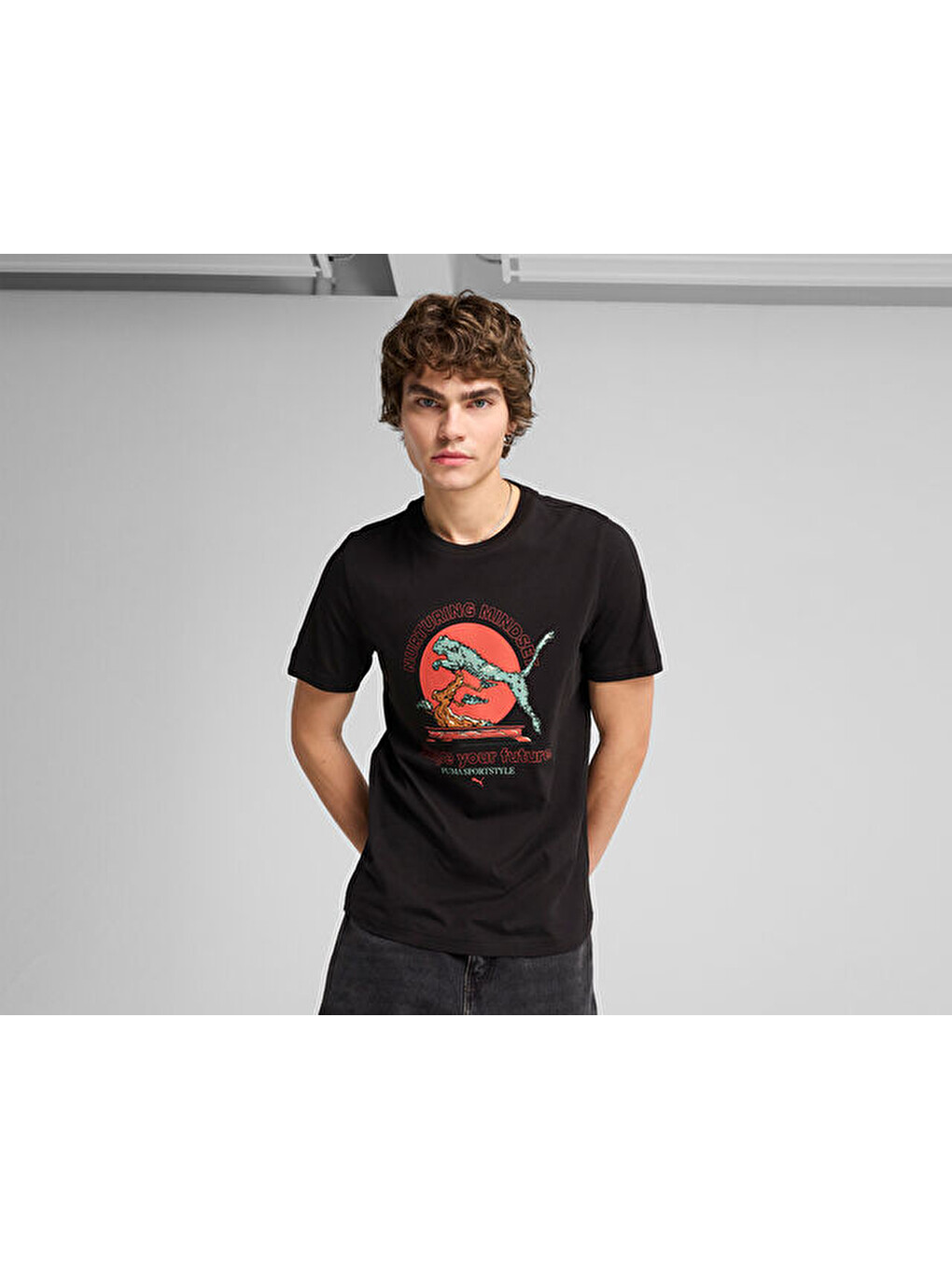 Graphics Bonsai Tee Erkek Günlük Tişört 62963401 Siyah-2