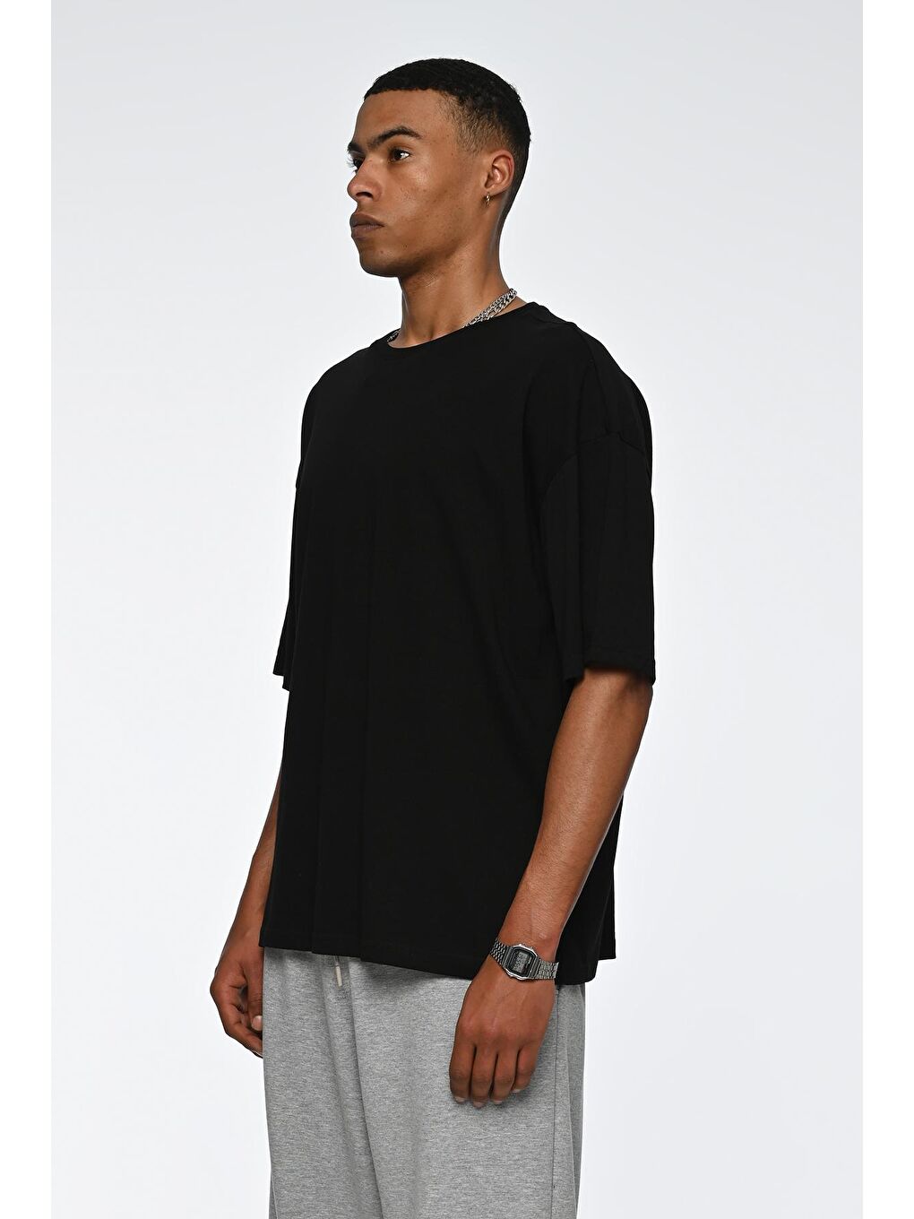 Siyah Oversize Tişört