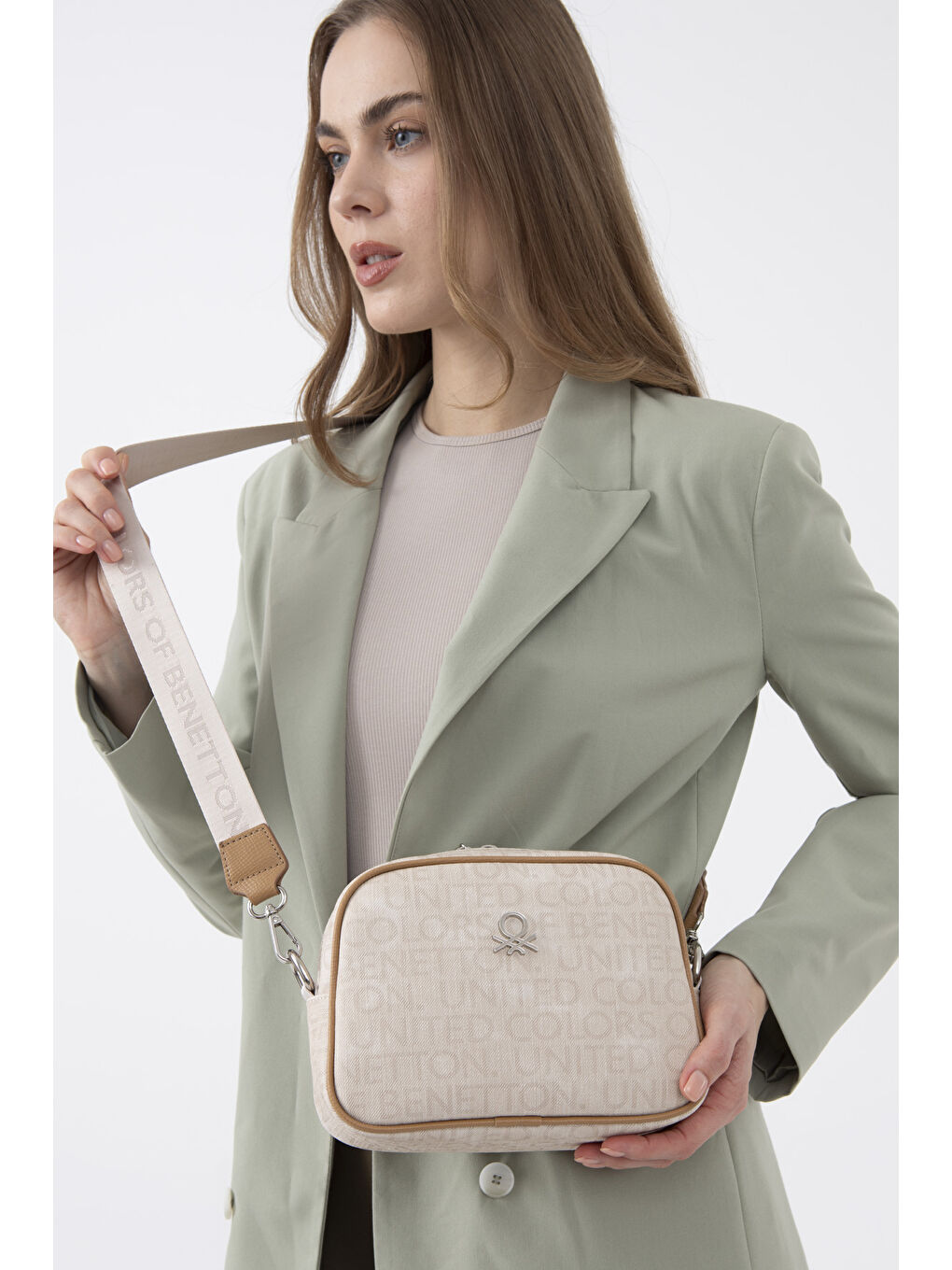 Kadin Çapraz Çanta Bej-Camel BNT1585