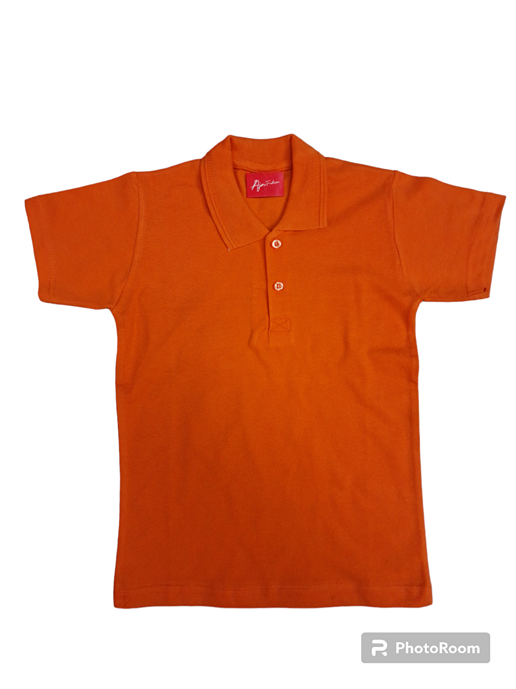 ajn Turuncu Kids Polo Yaka Basic Kısa Kollu Erkek Çocuk Tişört - 4