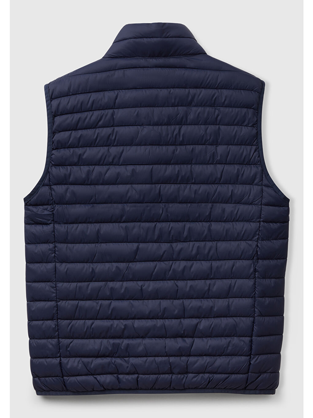 Erkek Lacivert Polyester Dolgulu Regular Fit Yelek-3