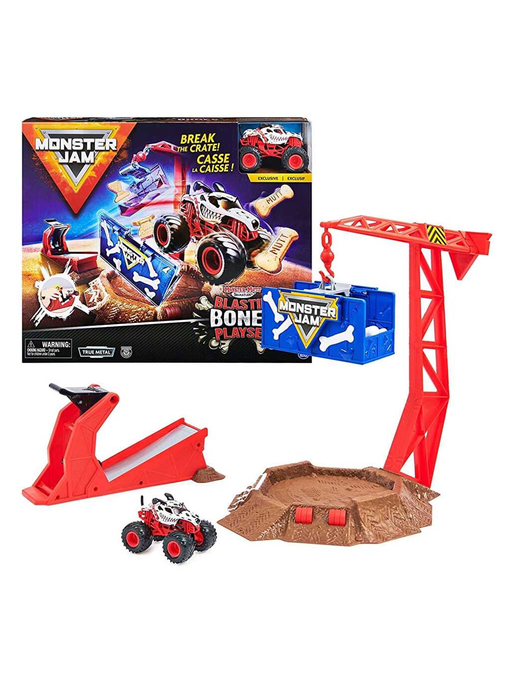 MONSTER JAM Renksiz 1:64 Blastin Bones Oyun Seti 6045029-20129455