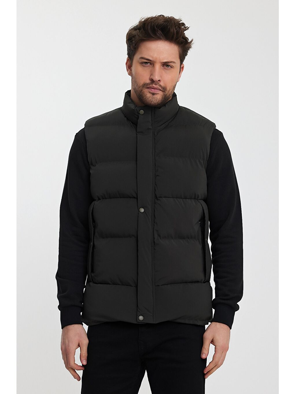 Gizli Cepli Hakim Yaka Şişme Yelek BL 1443-1-2