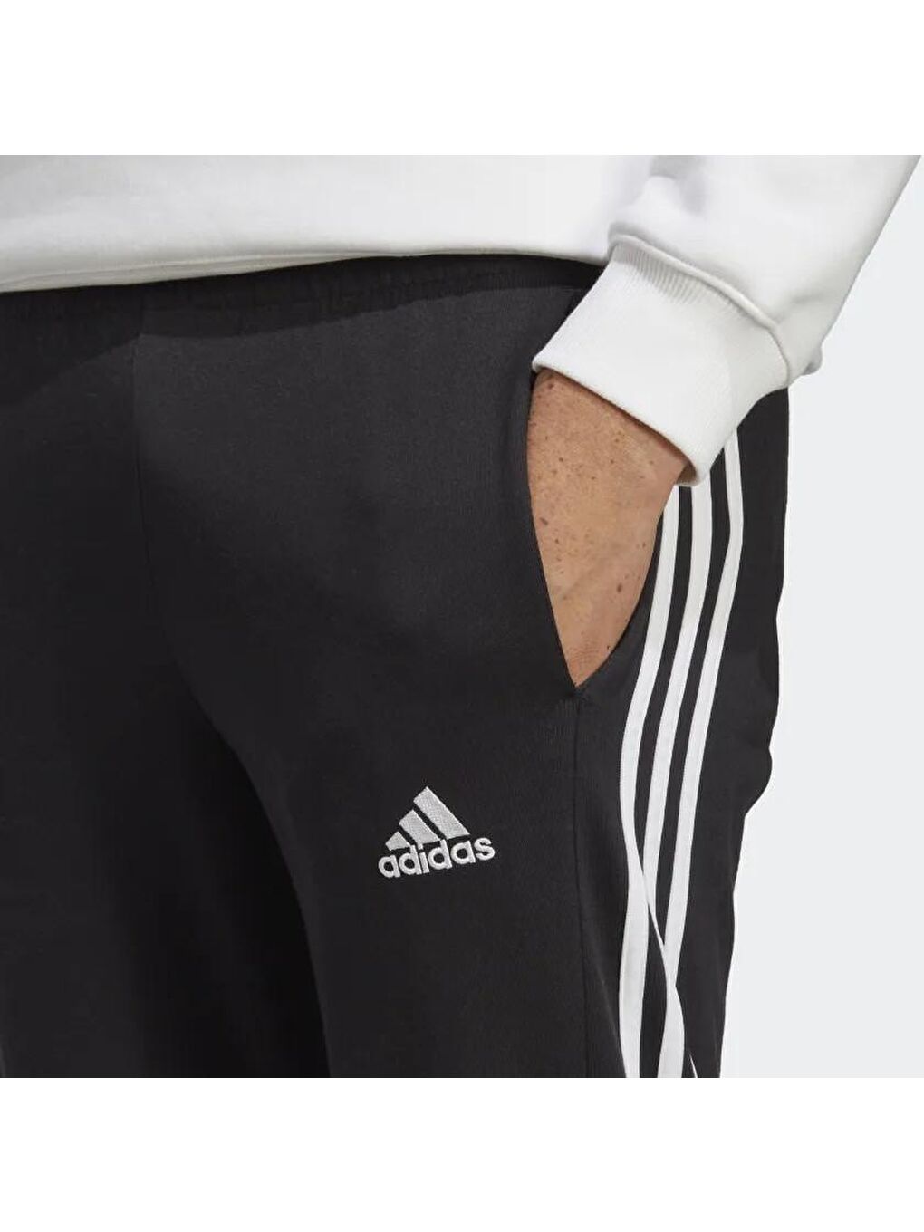 Adidas Siyah M 3S Sj To Pt Erkek Siyah Eşofman Altı - 3