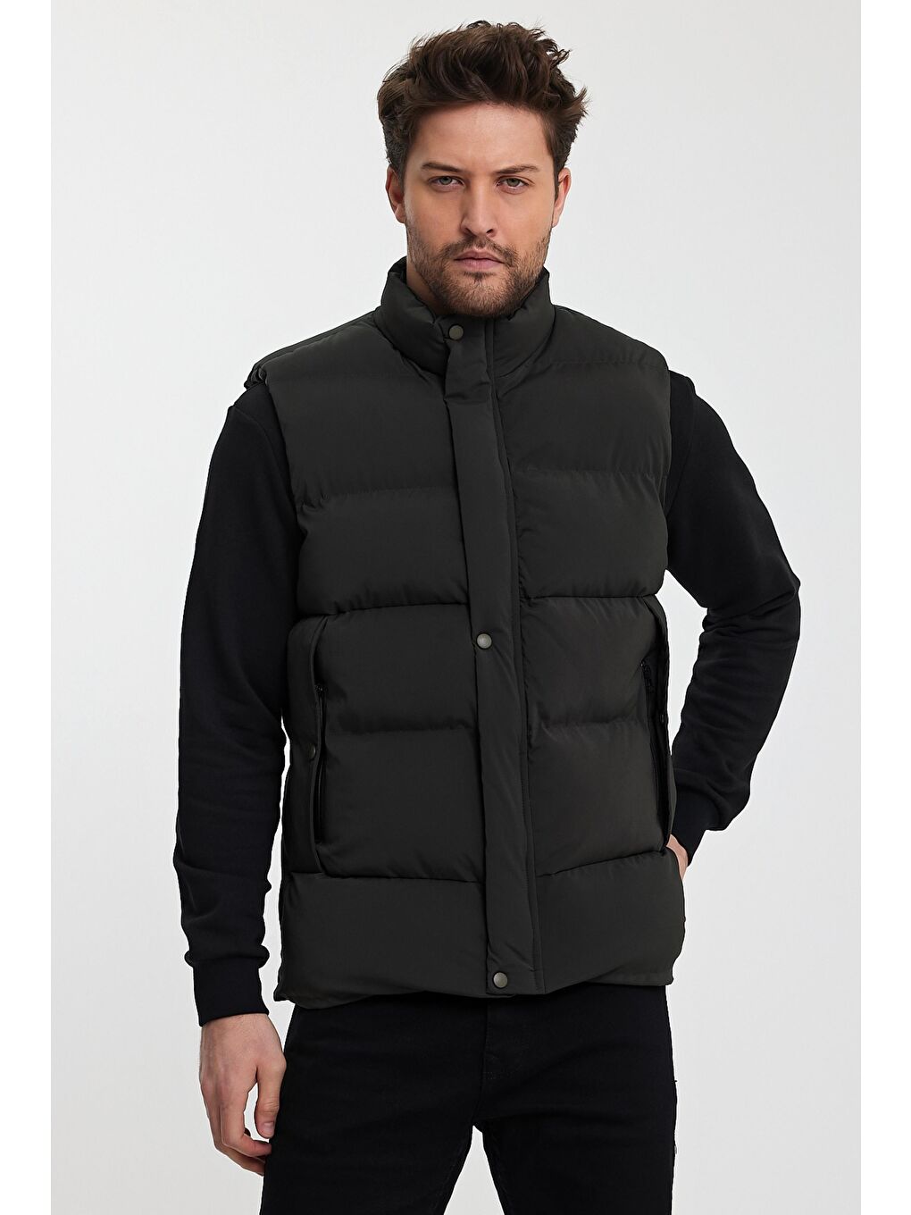 Gizli Cepli Hakim Yaka Şişme Yelek BL 1443-1-3