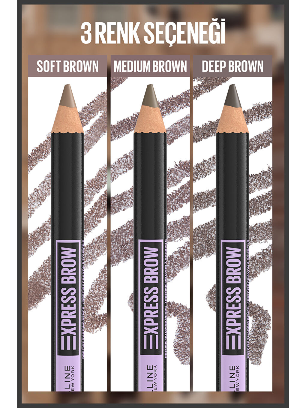 Maybelline NY Quick Shaper Kaş Şekillendirici Kalem - 05 Deep Brown-2