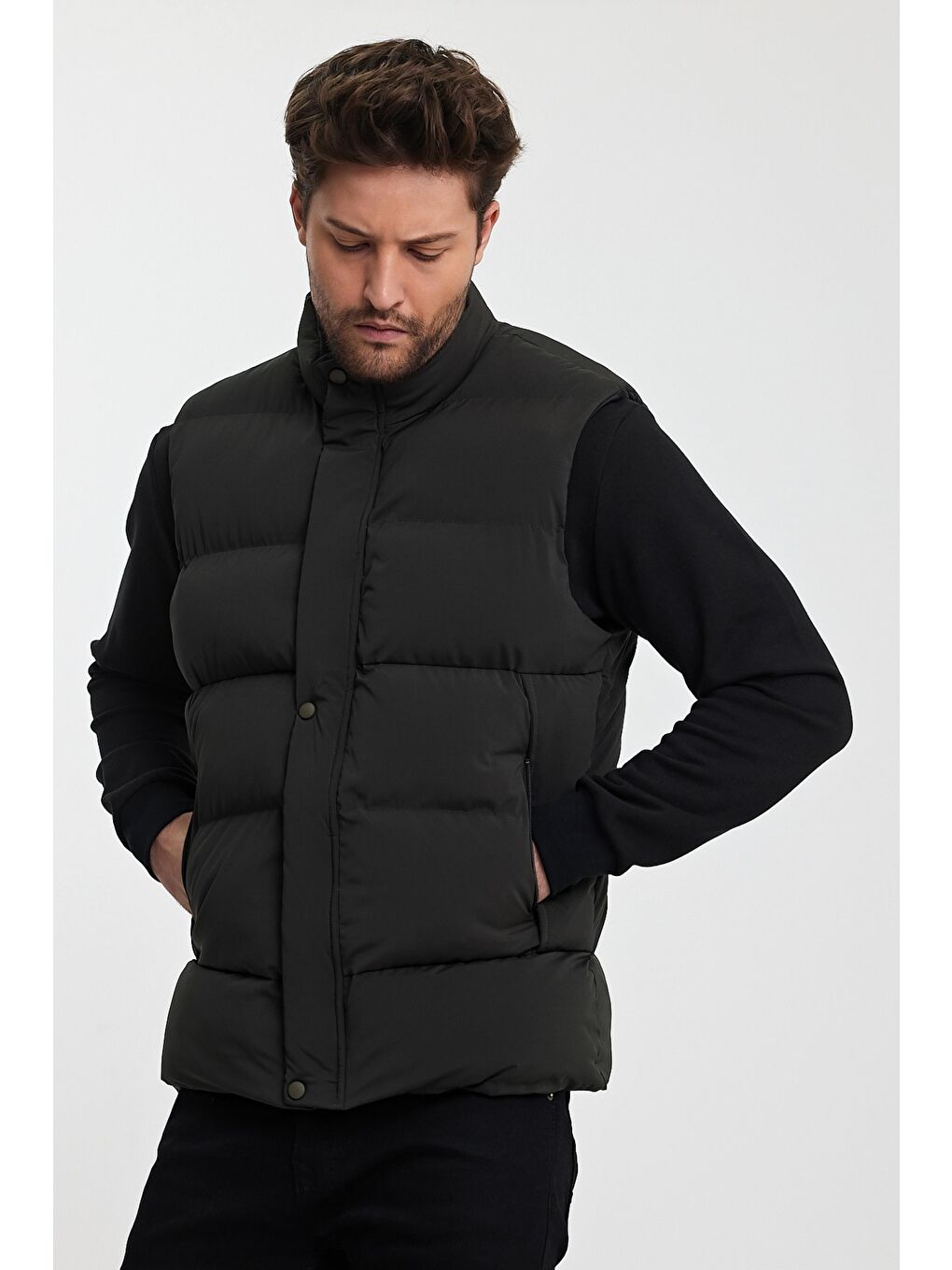 Gizli Cepli Hakim Yaka Şişme Yelek BL 1443-1-5