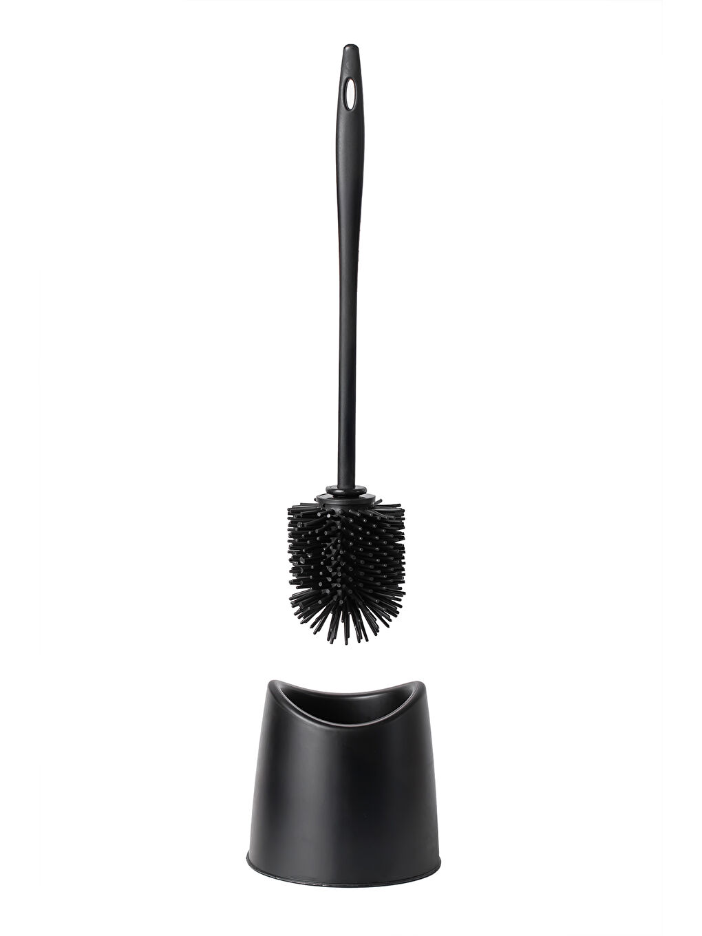 SB-776 Silikon Wc Tuvalet Banyo Fırçası Klozet Fırçası Siyah-3