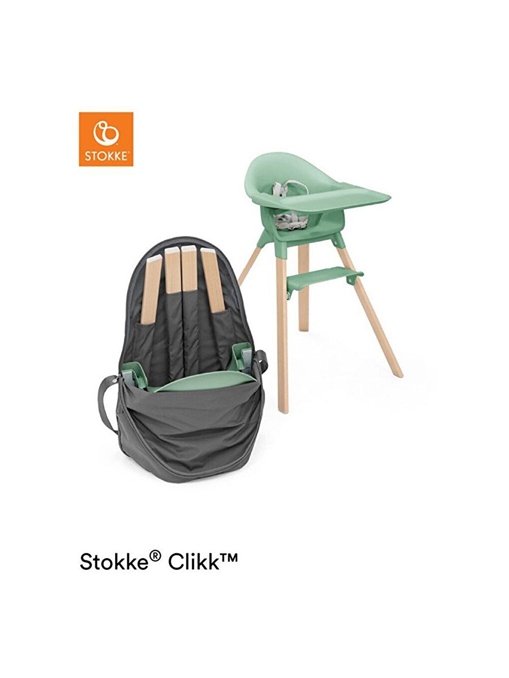 Stokke Karışık Clikk Mama Sandalyesi Taşıma Çantası