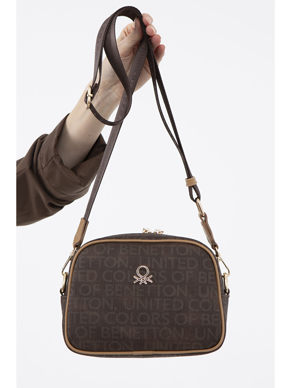 Kahverengi Kadin Çapraz Çanta Kahve-Camel BNT1585-2