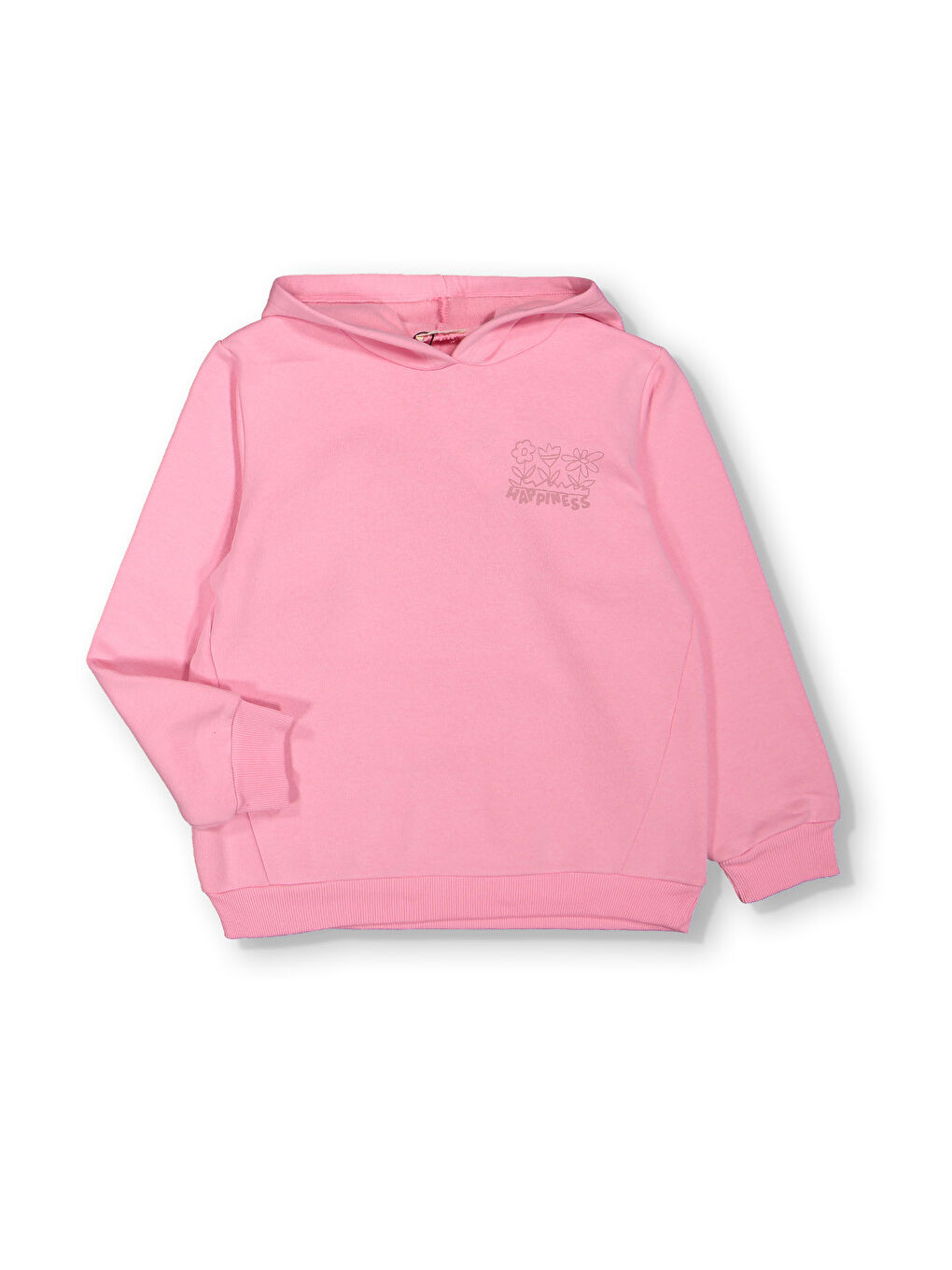 MİSSTUFFY Pembe Kız Çocuk Orta Kalınlıkta Basic Sweatshirt