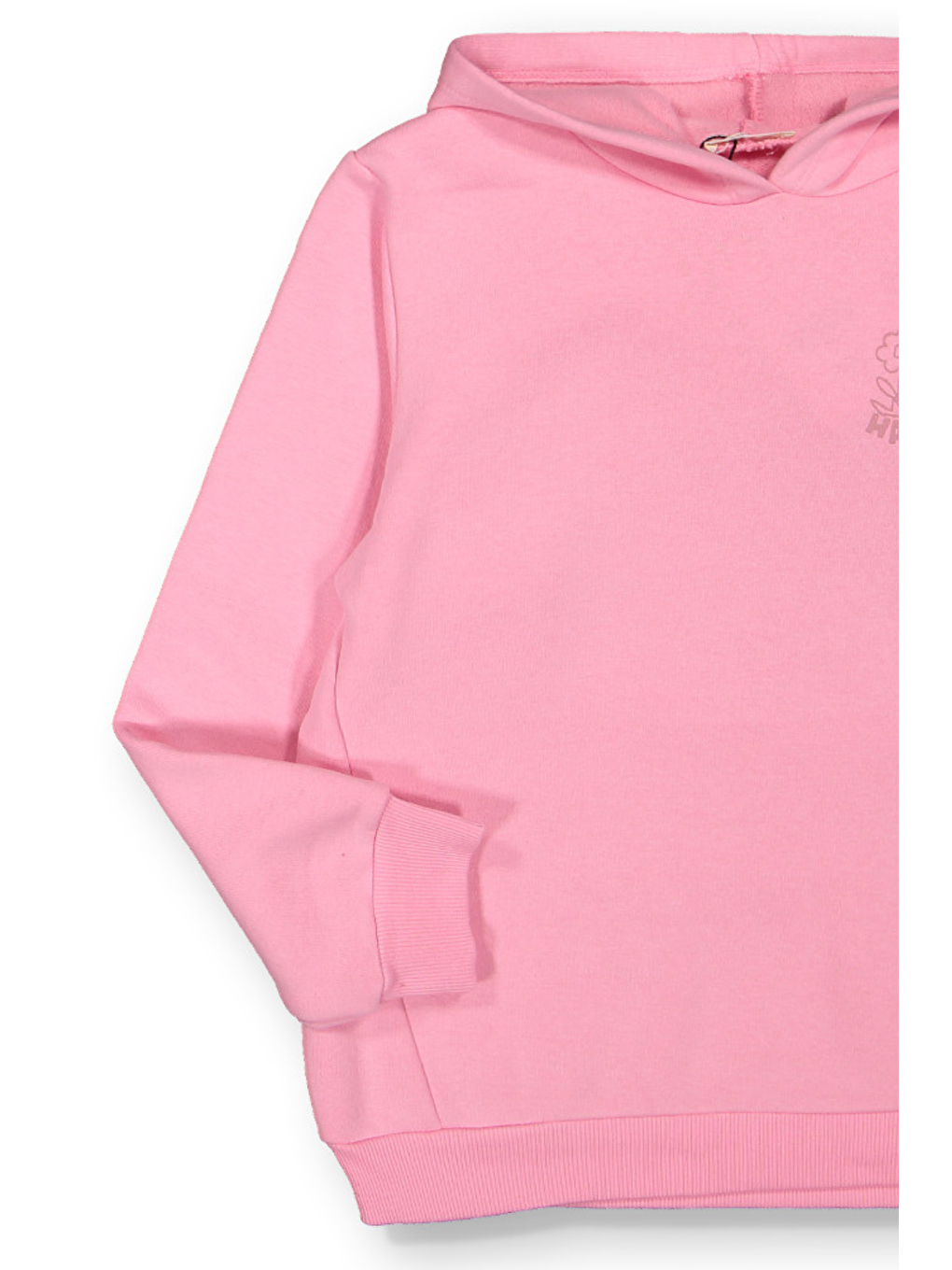 MİSSTUFFY Pembe Kız Çocuk Orta Kalınlıkta Basic Sweatshirt - 1