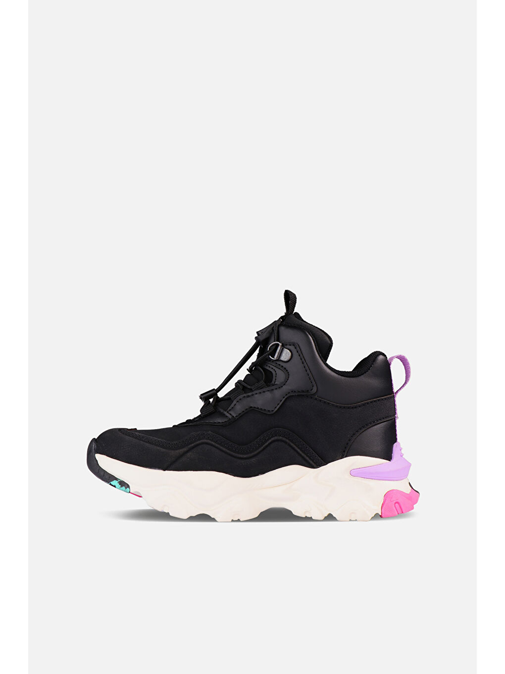 Apex Hafif Kız Çocuk Siyah/Fuşya Trekking Bot-1