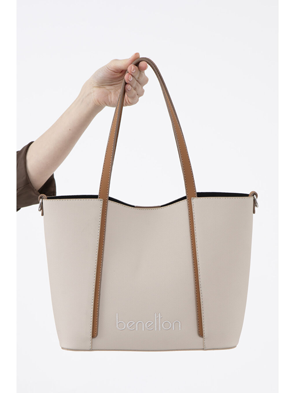 Kadin Kol Çantasi Bej-Camel BNT1586-1