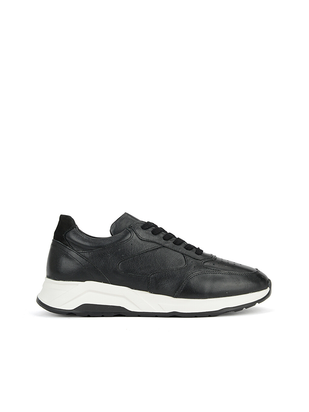 Erkek Hakiki Deri Sneaker 1631026z1040 Siyah