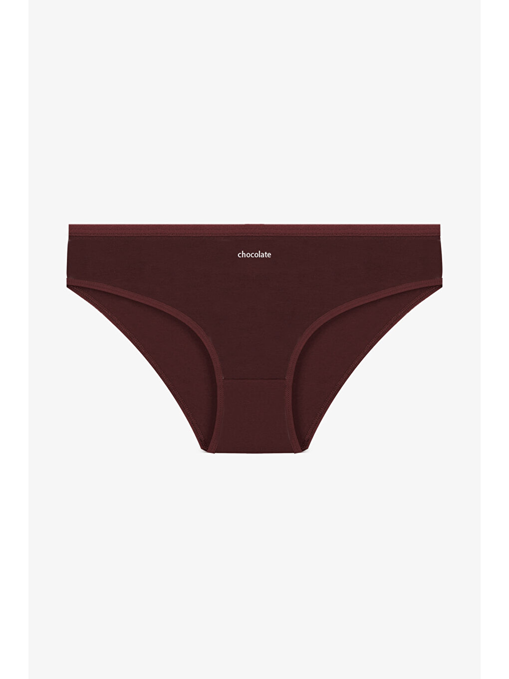 Kahverengi Kadın 7'li Curve Pamuklu Elastanlı Bato Külot-1