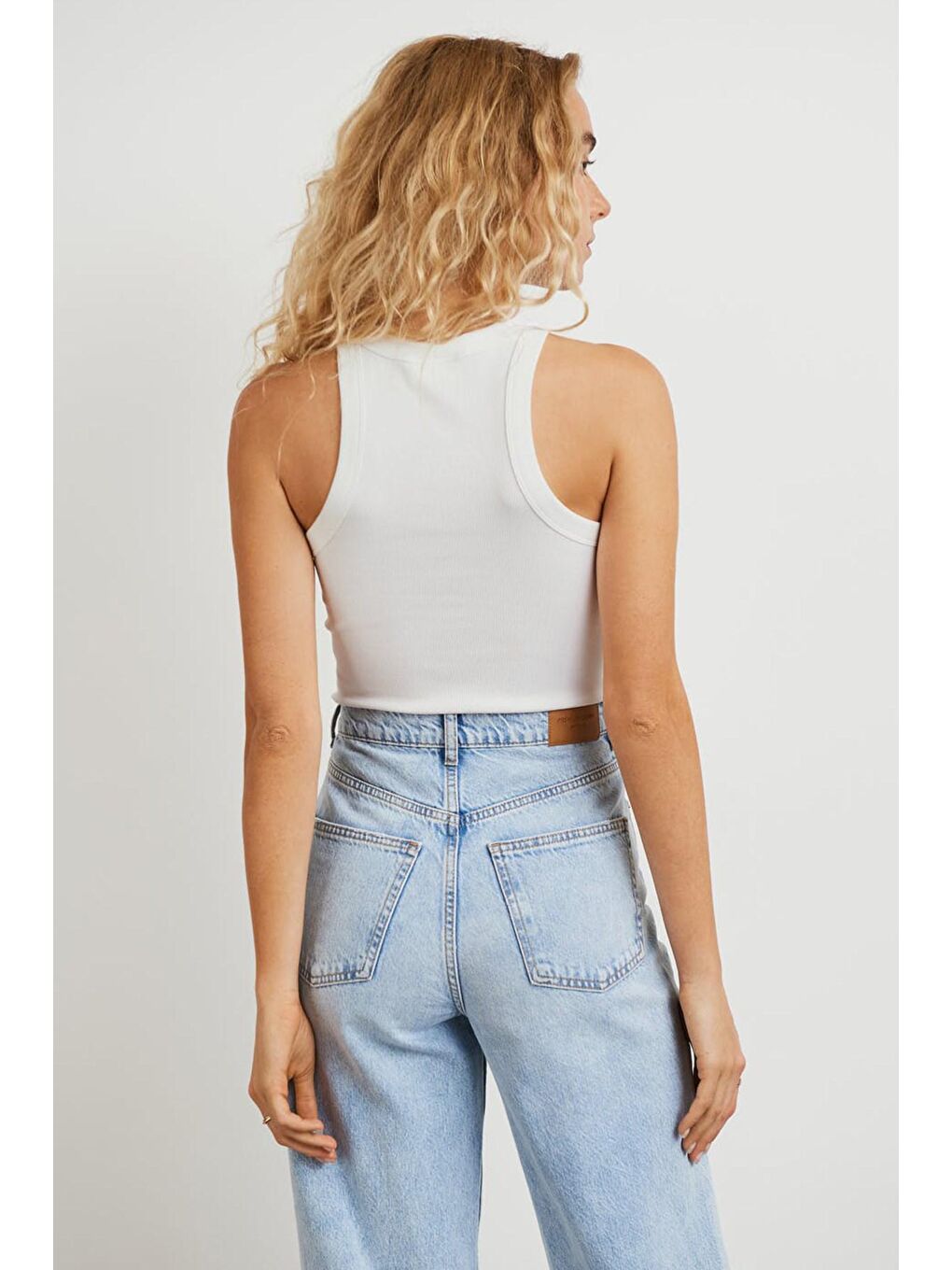 Beyaz Bodysuit Mg1283-1