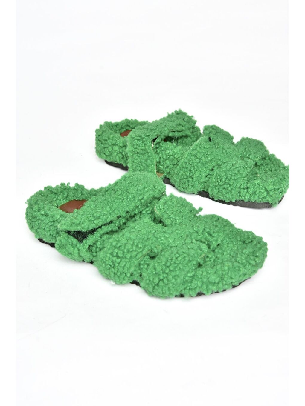 R8245272 Yeşil Kadın Terlik-5