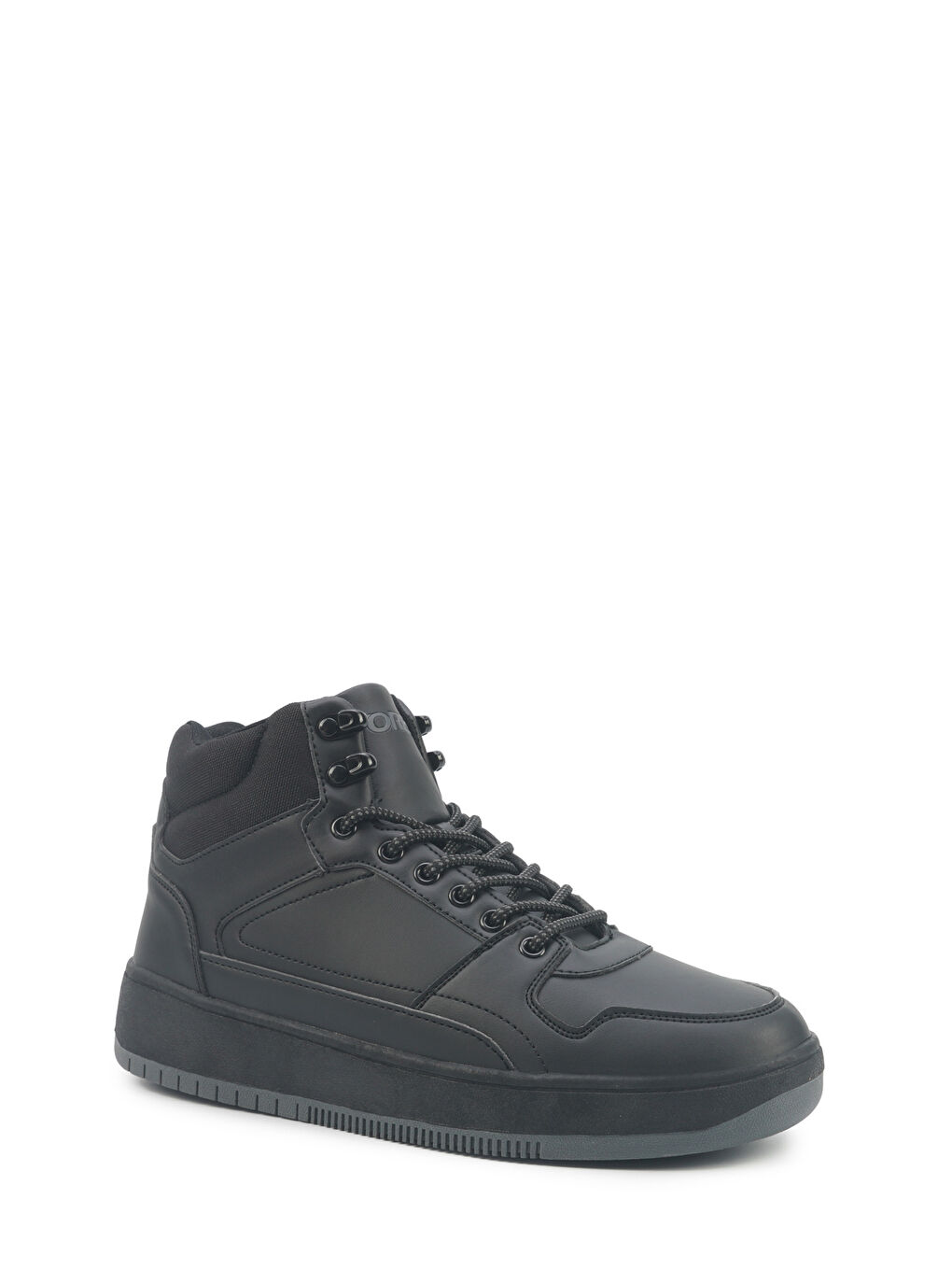 INT1125K149-KRK 5PR Siyah Erkek High Sneaker-1