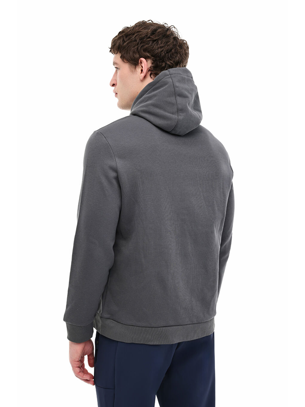 Gri ML MAGRO 17ITL706 5PR Antrasit Erkek Sweatshirt-1