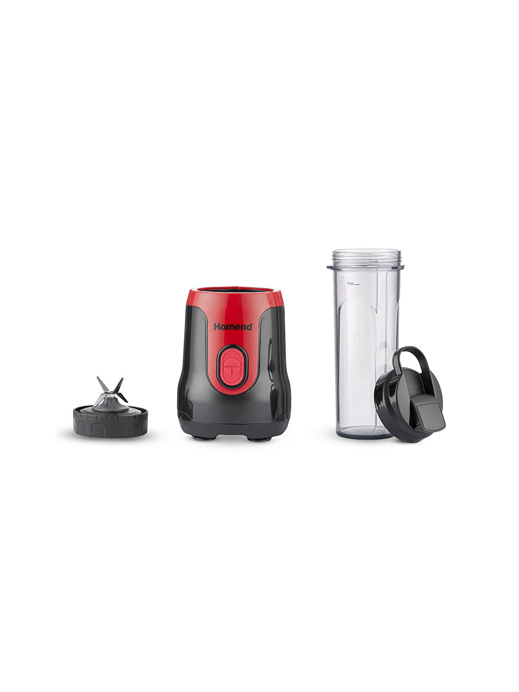 Mixfresh 7026H Kişisel Smoothie Blender Siyah Kırmızı-2