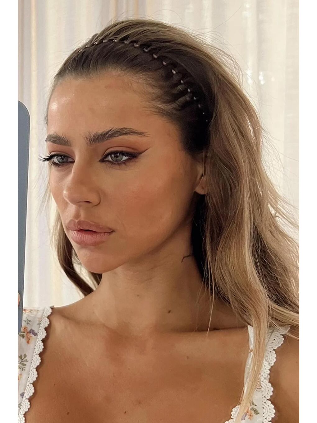 Antrasit Accordion Saç Tacı 2'li Paket-3