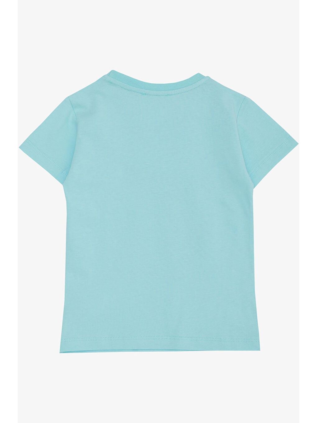 Erkek Çocuk Tişört Sevimli Timsahcık Baskılı Açık Mavi (3-8 Yaş)-1