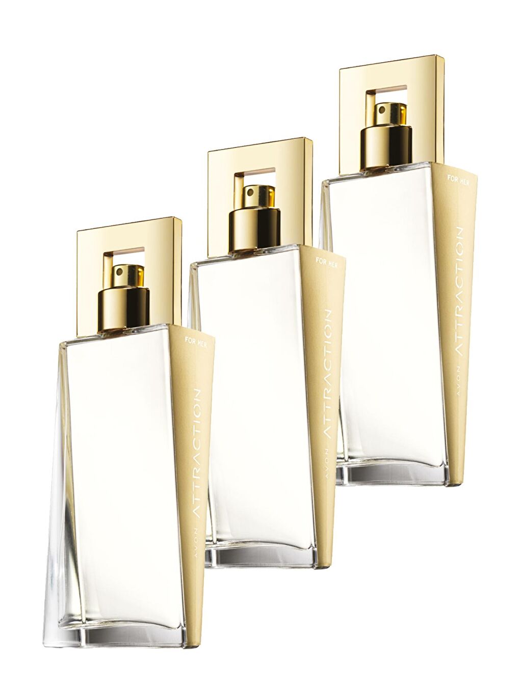 AVON Attraction Kadın Parfüm Edp 50 Ml. Üçlü Set