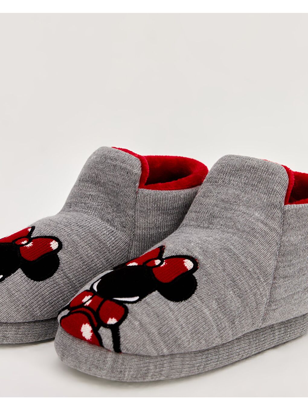 Gri Kadın Mickey Mouse Panduf - MICKE-1