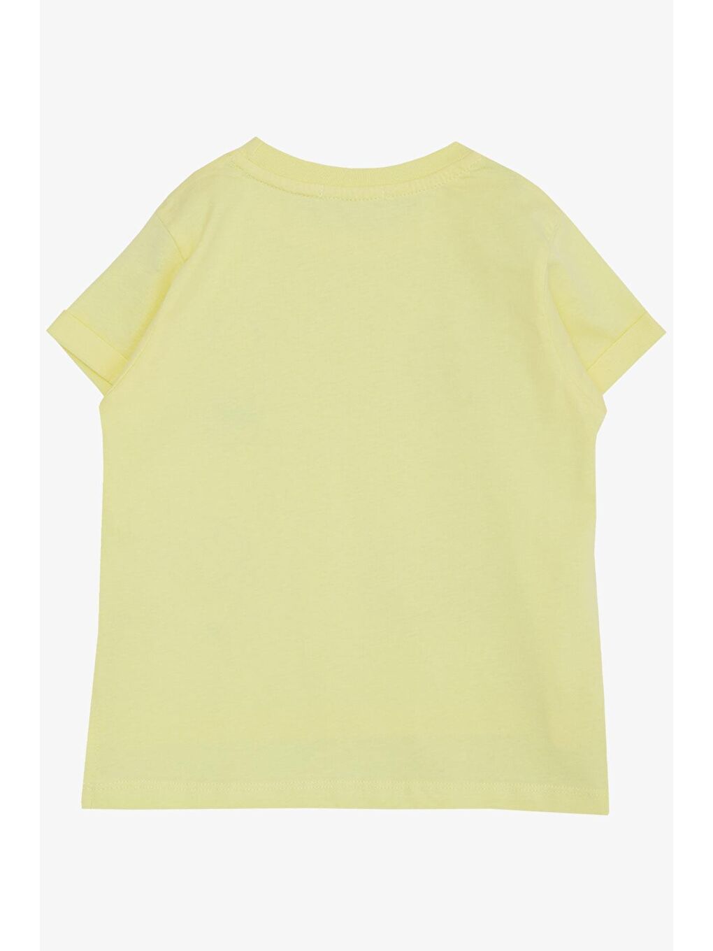 Erkek Çocuk Tişört Slogan Temalı Araba Baskılı Sarı (2-5 Yaş)-1