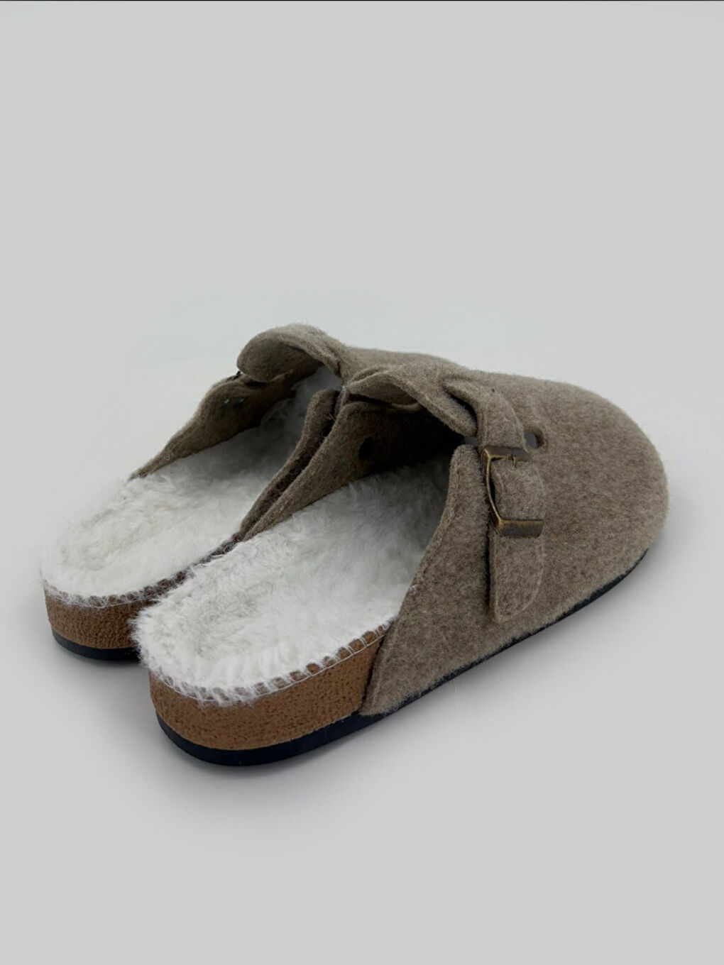 Kahverengi Kadın Ev Terliği - FENTİ-1