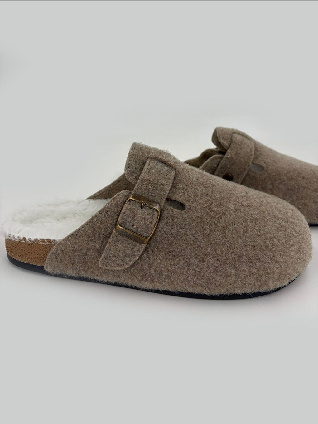 Kahverengi Kadın Ev Terliği - FENTİ-4