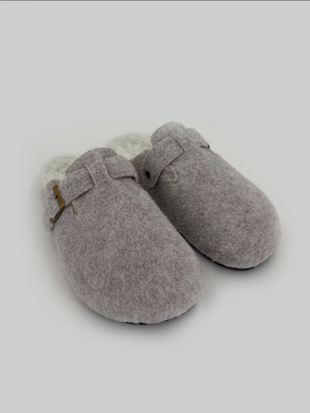 Gri Kadın Ev Terliği - FENTİ