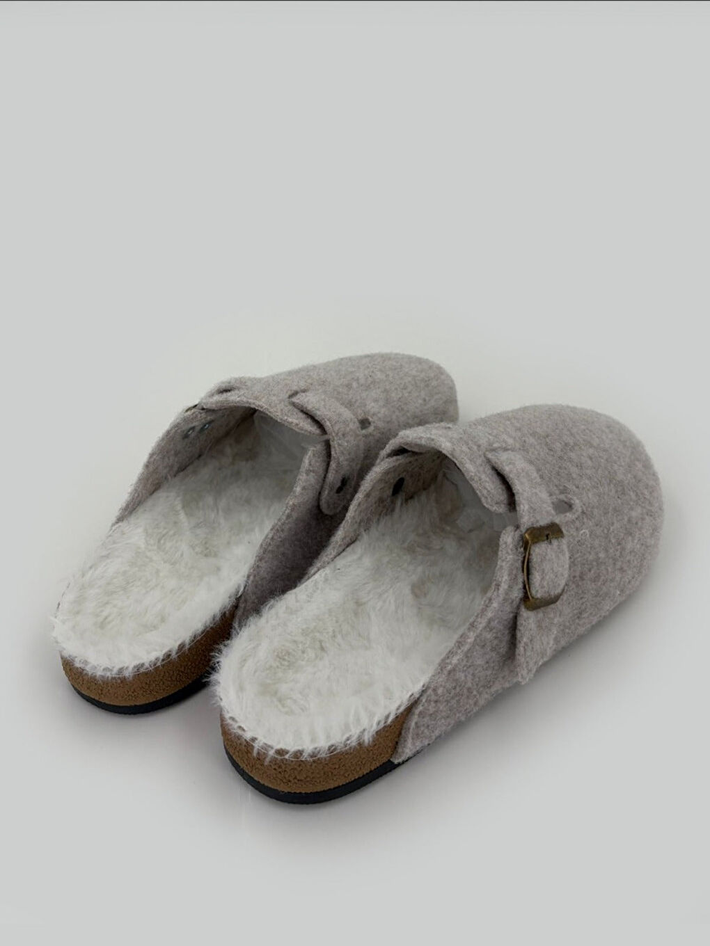 Gri Kadın Ev Terliği - FENTİ-2