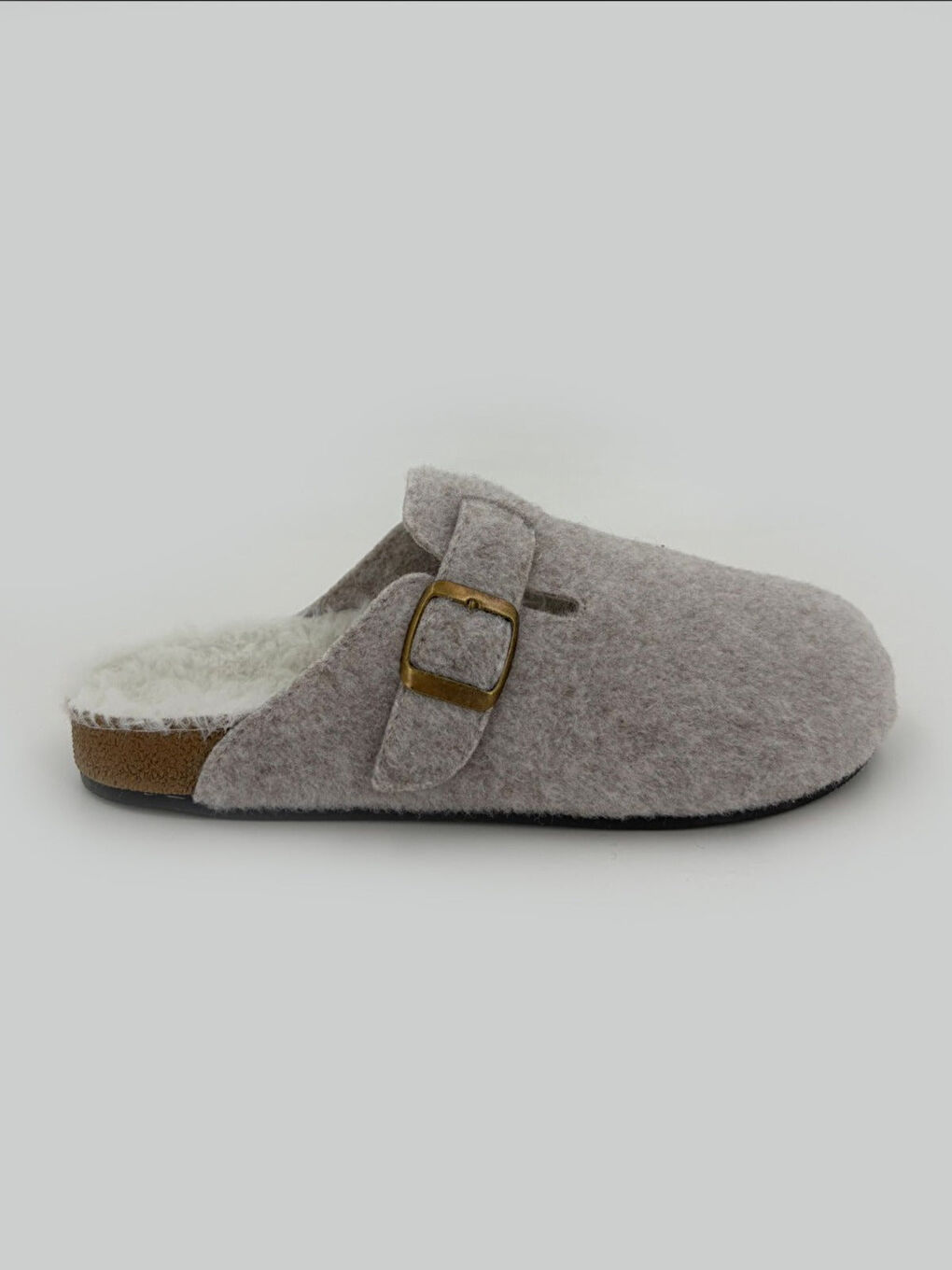 Gri Kadın Ev Terliği - FENTİ-3