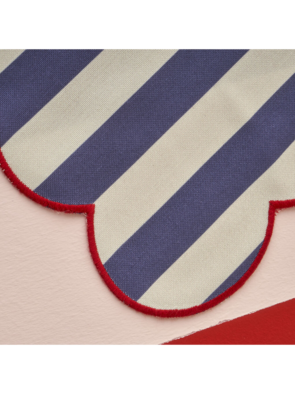 Line Pamuklu Amerikan Servis Mavi (35x45 cm)-3