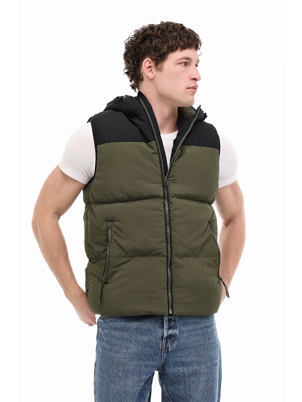 ML CONSS 4KYL-01 5PR Haki Erkek Yelek