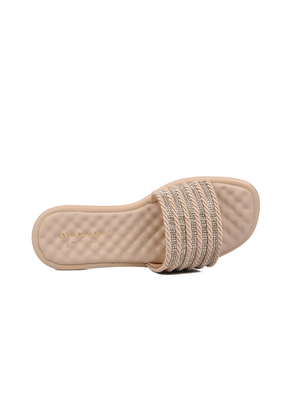 Bej Kadın İnce Taban Terlik 335173-3