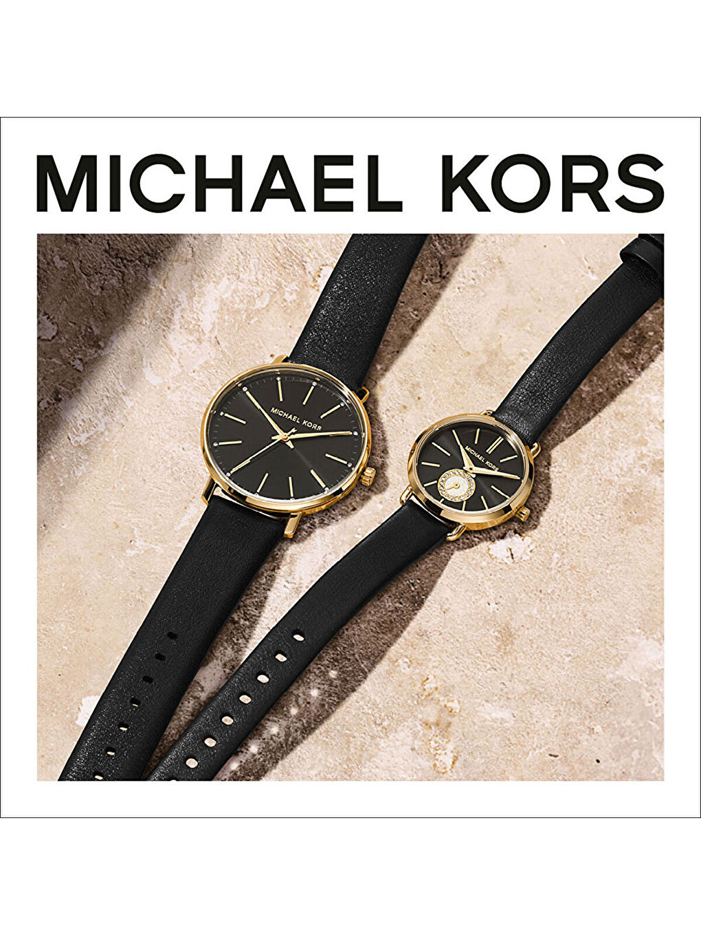 Siyah MK2747 Kadın Kol Saati-2