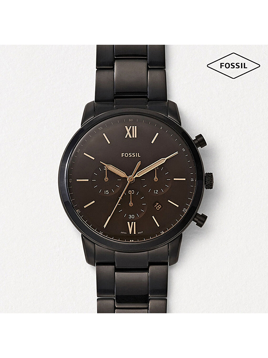 Siyah FFS5525 Erkek Kol Saati-3