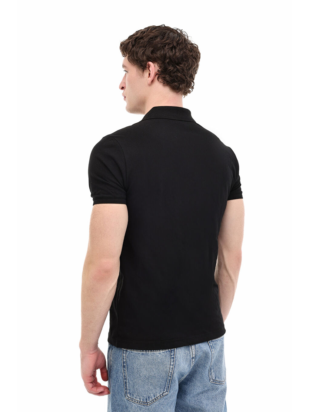 GTP04IY025 Siyah Erkek Kısa Kol T-Shirt-1