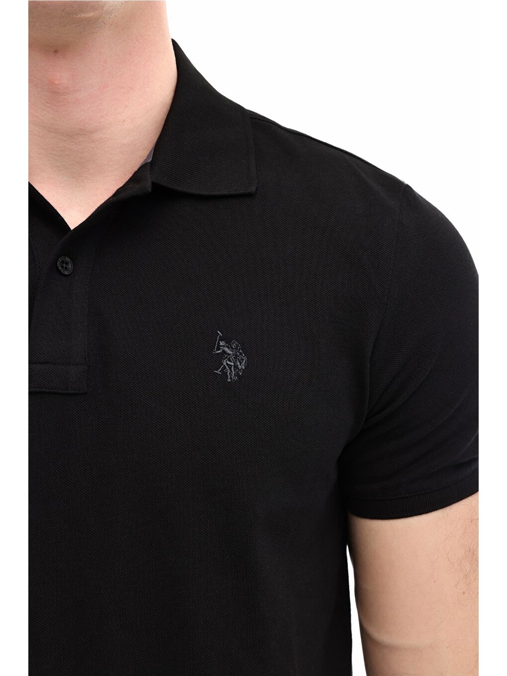 GTP04IY025 Siyah Erkek Kısa Kol T-Shirt-3