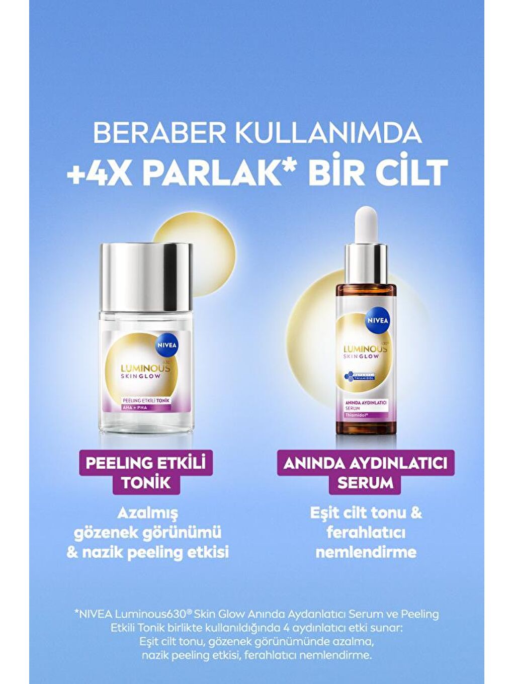 Luminous630 Skin Glow Peeling Etkili Tonik 100ml, Parlaklık, Eşit Cilt Tonu, AHA PHA, Aloe Ver-5