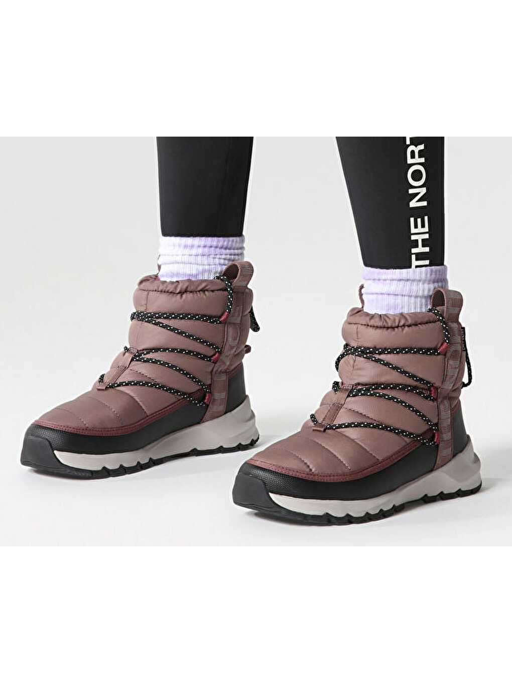 Karışık W Thermoball Lace Up Wp Kadın Kar Botu Nf0a5lwd7t41 Renkli-3