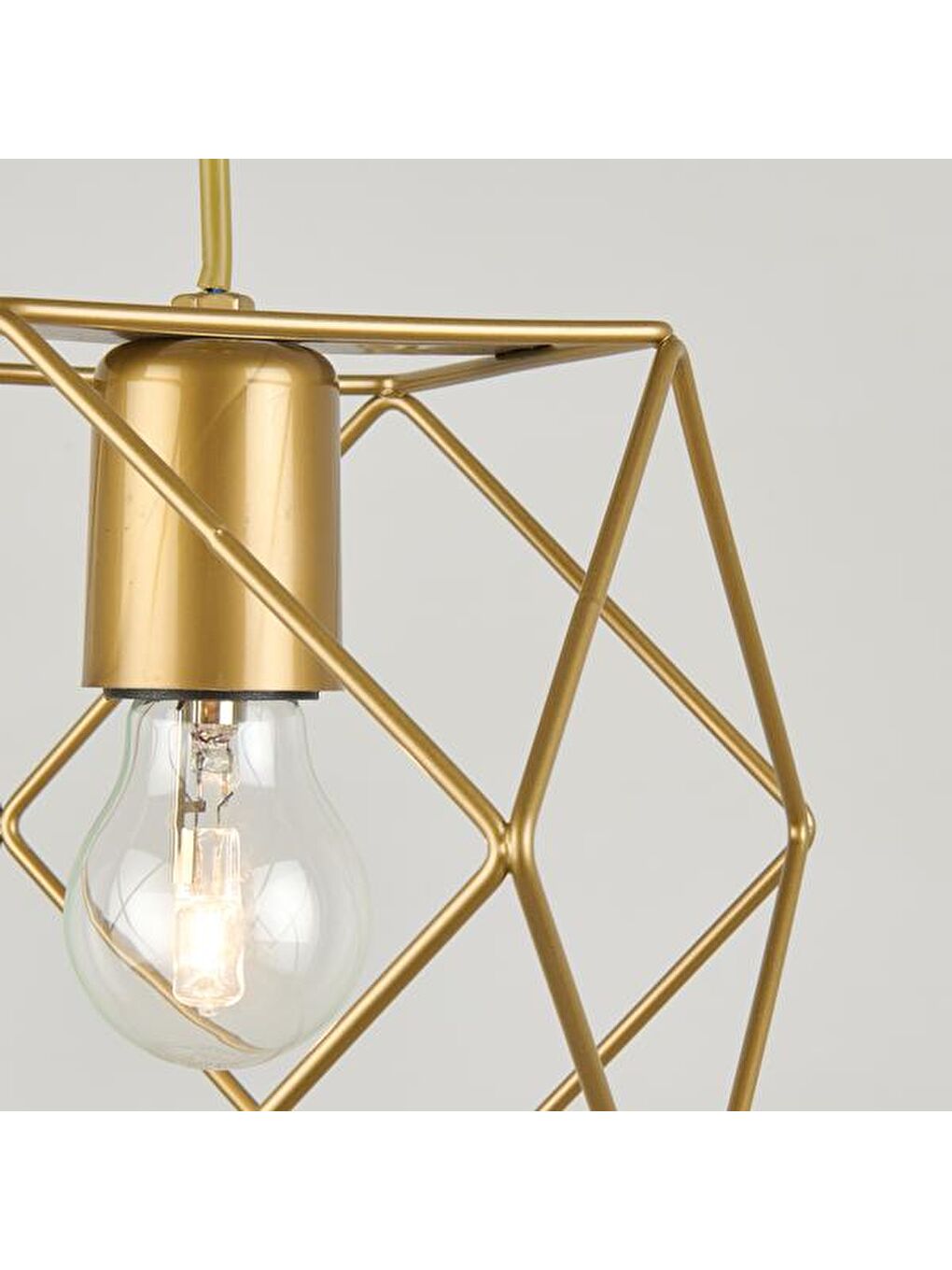 Karışık Zambak Tekli Avize - Eskitme - 70x22x22 cm-3