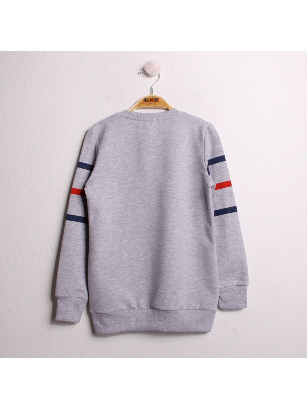 Toontoykids Gri Kız Çocuk Sweatshirt Never Baskı - 1