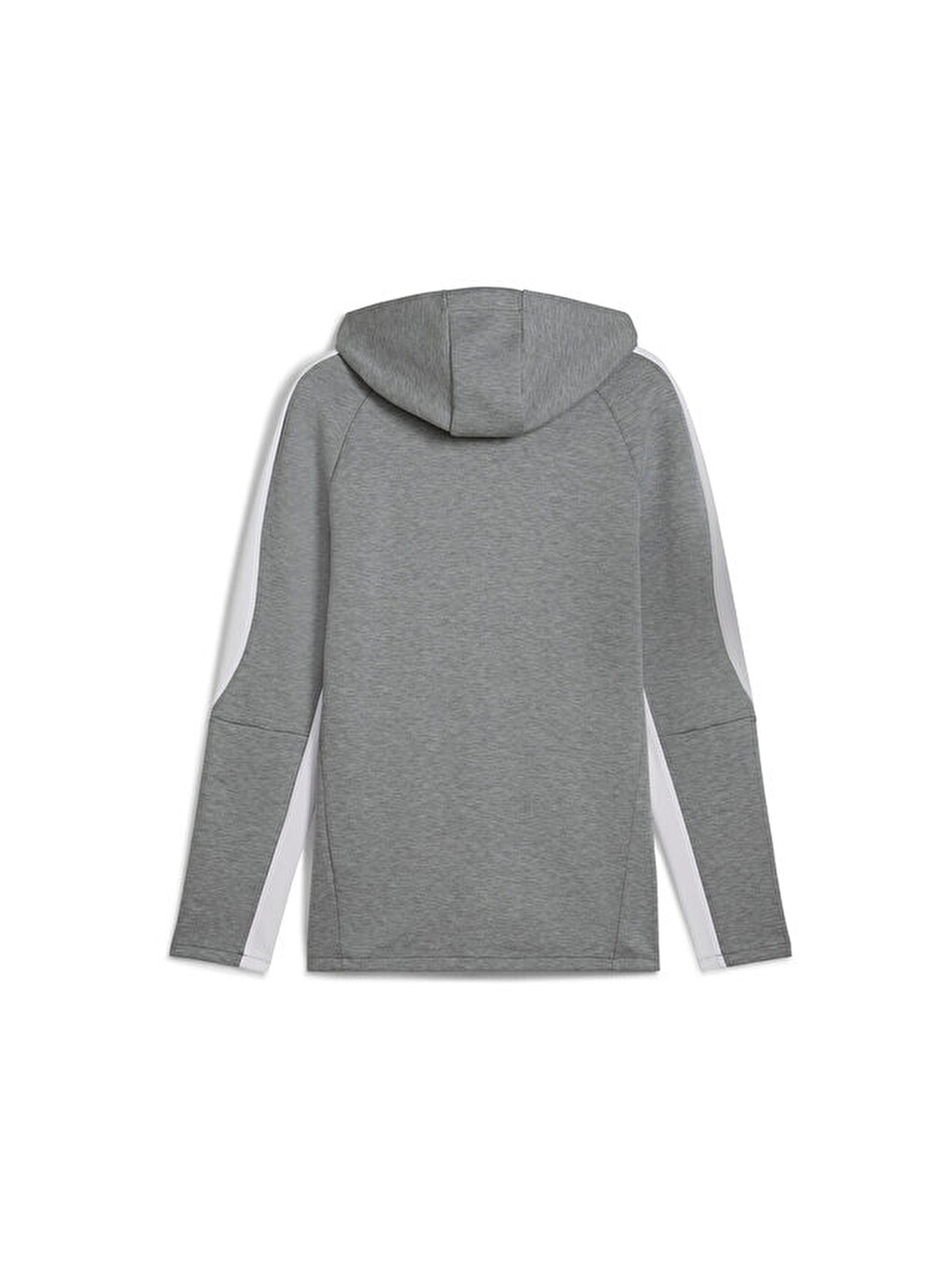 Team Evostripe Hooded Erkek Futbol Kamp Fermuarlı Sweatshirt 65994733 Gri-1