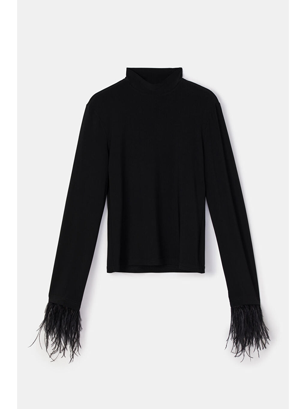 Siyah Otriş Detaylı Body-3